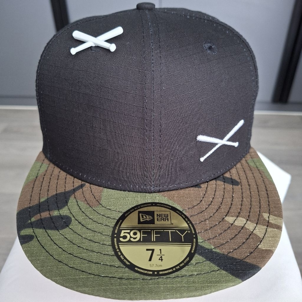 Justfitteds Flawless Crossed Bats x New Era 59FIFTY 7 1/4