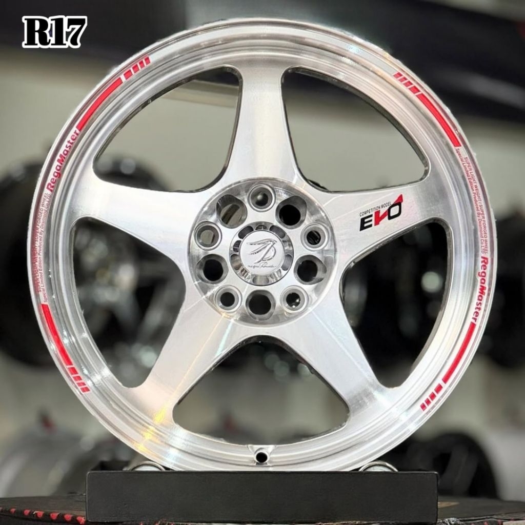 velg racing ring 17 lebar 7,5 EVO REGAMASTER ET 40 velg mobil r17 Civic almaz terios xpander Hrv rus