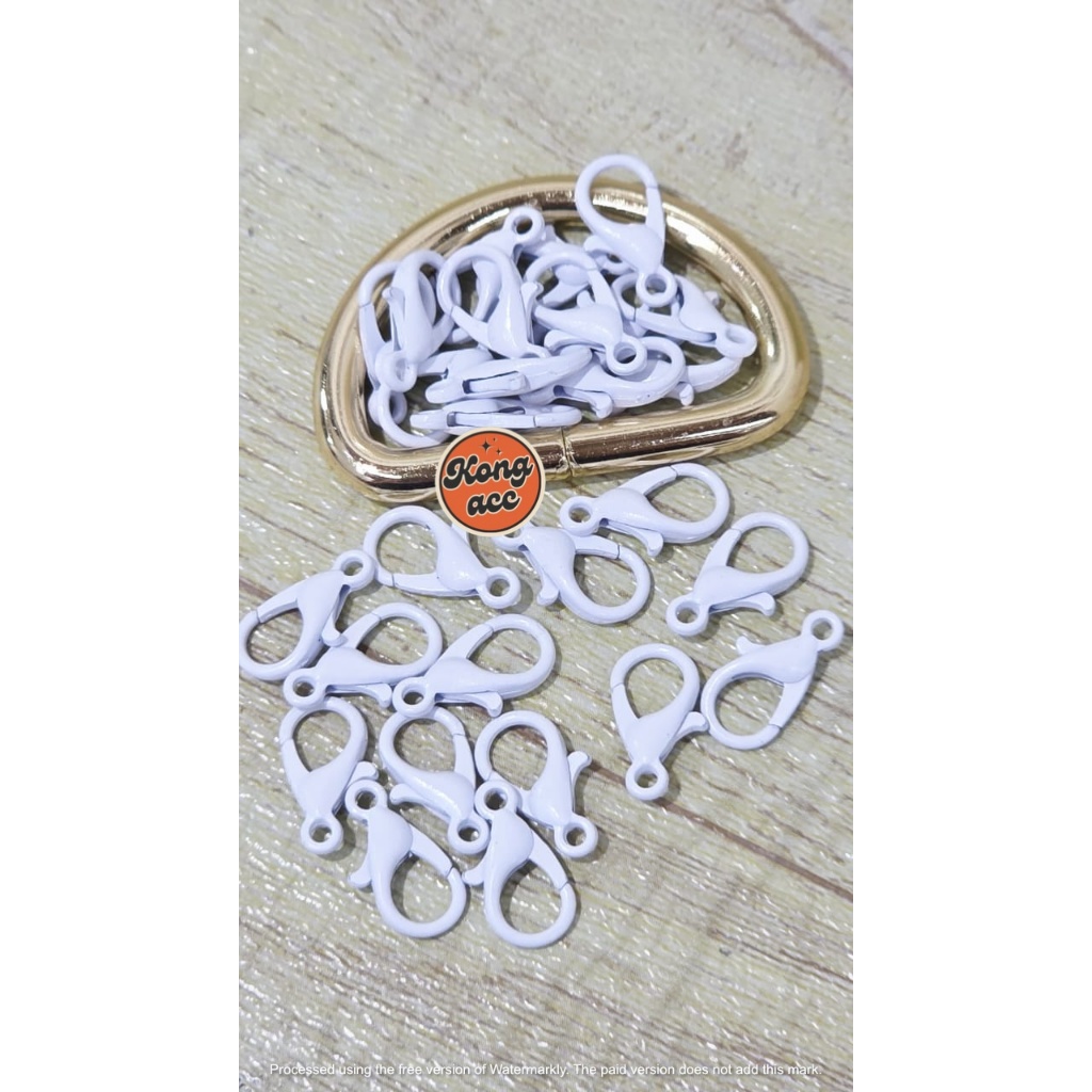 KAITAN KOKOT UDANG 14 MM WARNA- WARNI DIY / LUSIN