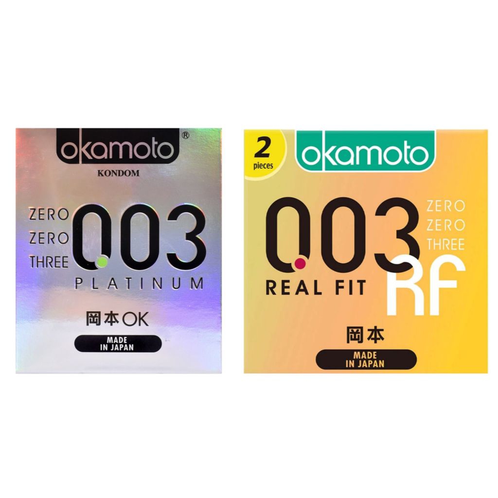 Fish Yummy Okamoto Kondom Jepang 003 Platinum Real Fit