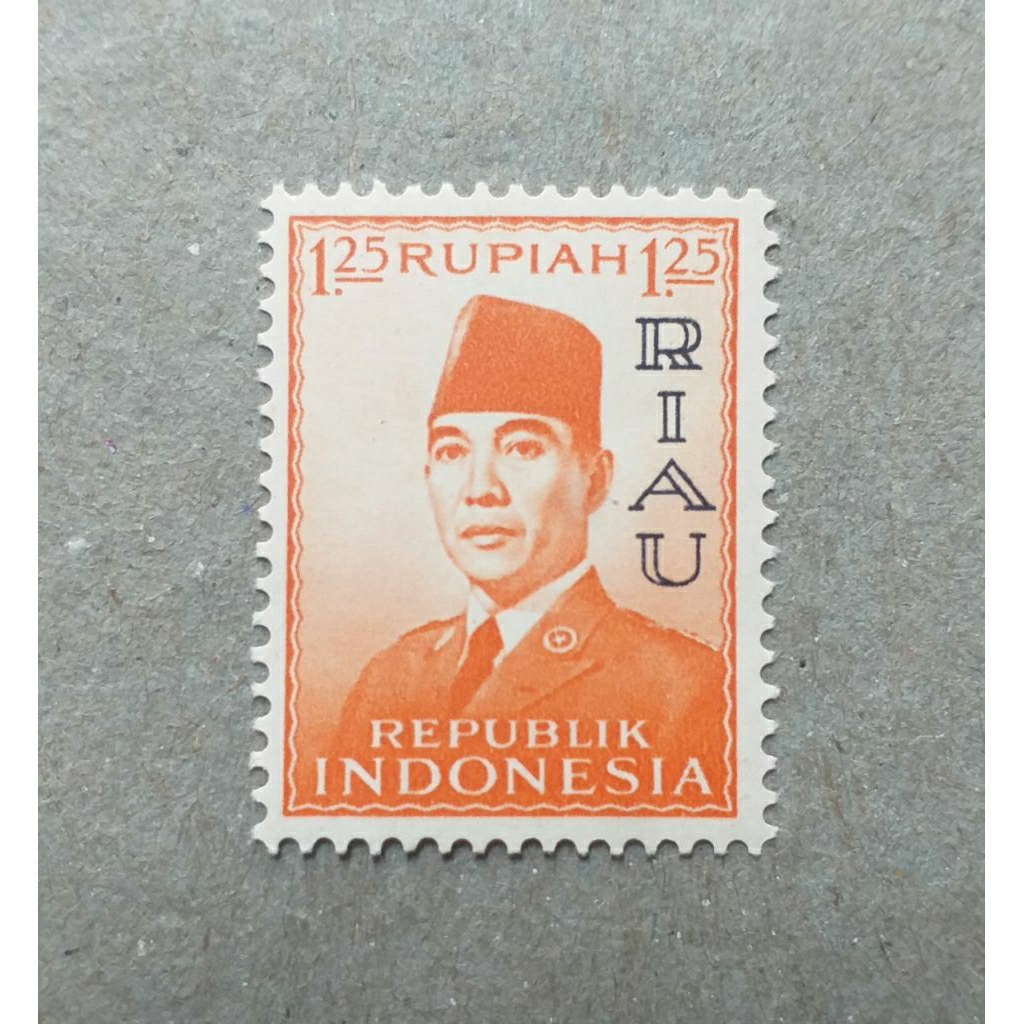 prangko sukarno 125rupiah (RIAU)