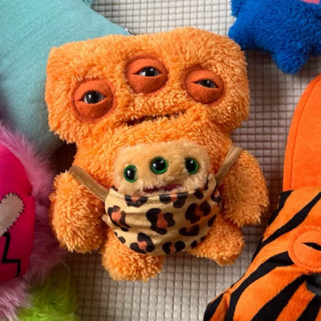 [PO] 100% ORI Fuggler Plush Double Trouble Mini Rascals / Zuru Fuggler Funny Ugly Monster / Boneka A
