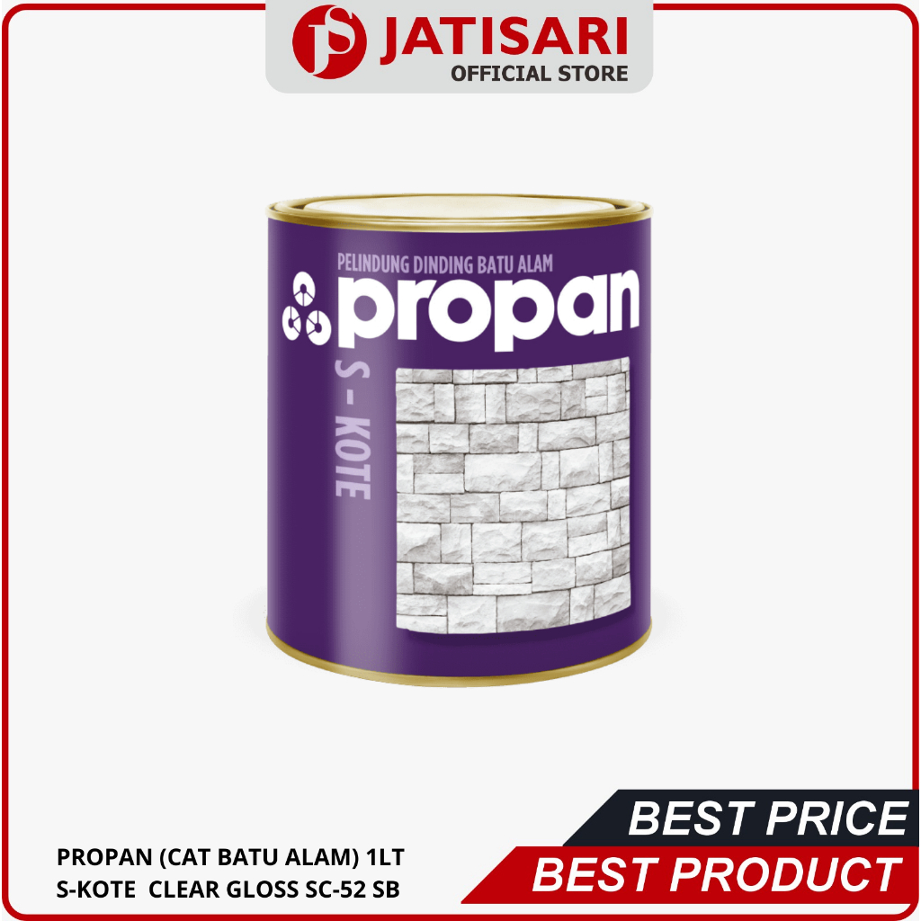 Propan S-KOTE Cat Pelindung Dinding  Batu Alam