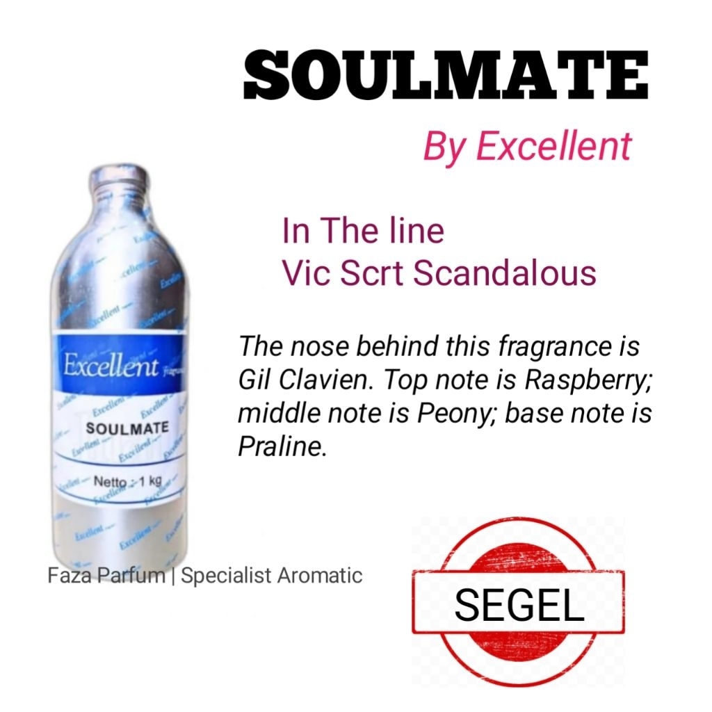 PARFUM SOULMATE BY EXCELLENT SEGEL 1 KG