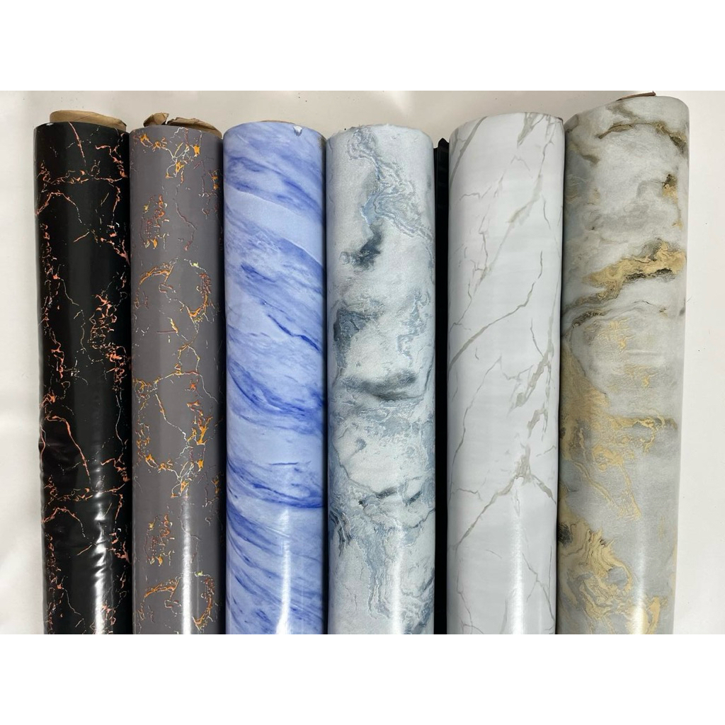 karpet plastik vinyl import korea 1 roll (15m X 1,2m) motif kayu marmer keramik multifungsi alas lan