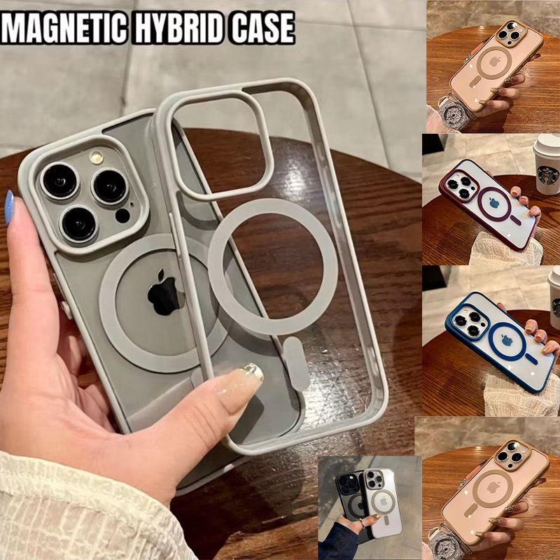 TERBARU [+PACKING BOX ORI] Premium Slim Magsafe Clear Case IPHONE 7 8 7+ 8+ X XR XS MAX 11 12 13 PRO