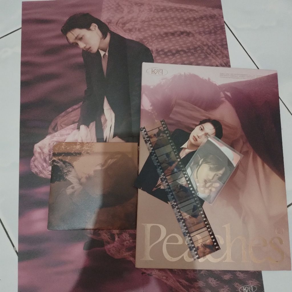 ALBUM KAI PEACHES ORIGINAL + PC MEMBER NCT OFFICIAL
