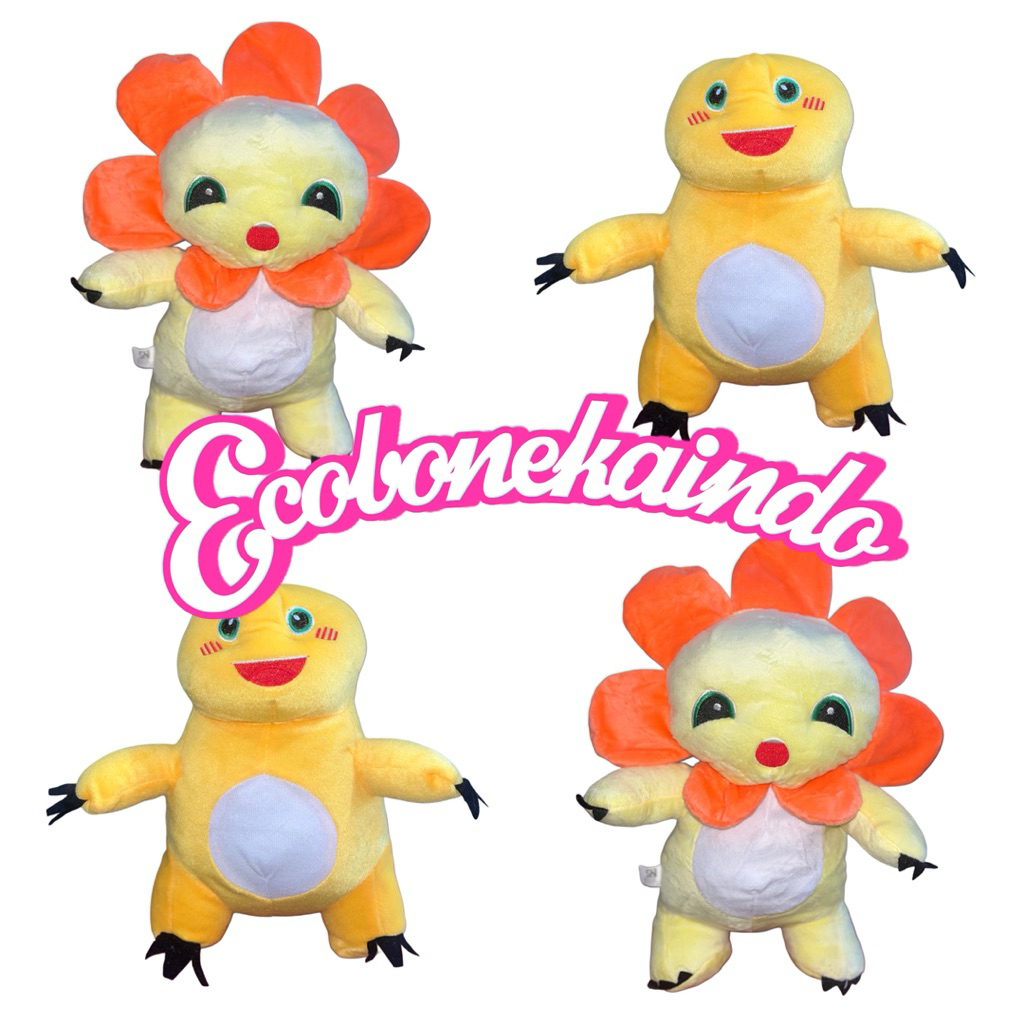 Boneka nailong dino kuning miniso boneka nailong susu naga fierce doll dekstop boneka nailong viral 