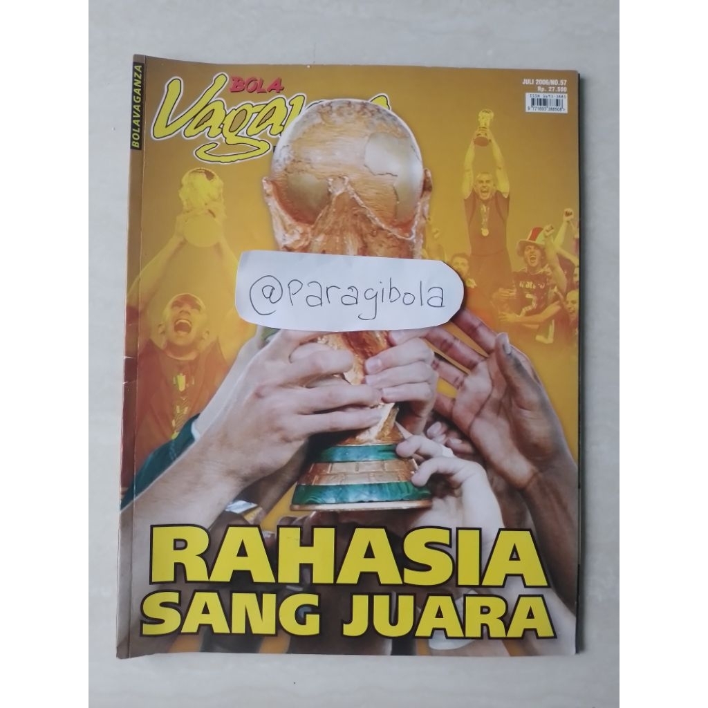MAJALAH BOLA VAGANZA EDISI PIALA DUNIA GERMANY 2006 (JULI 2006)