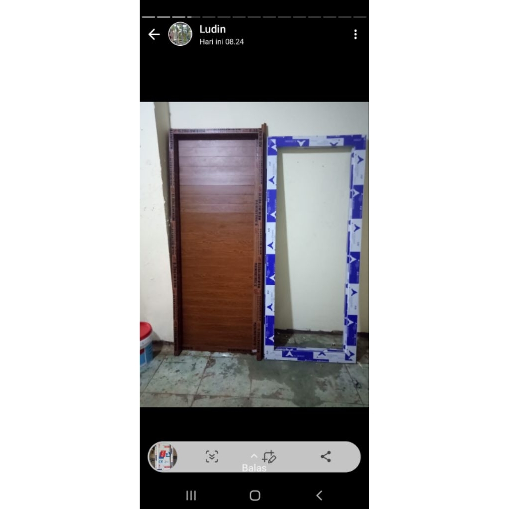 pintu spandrel aluminium