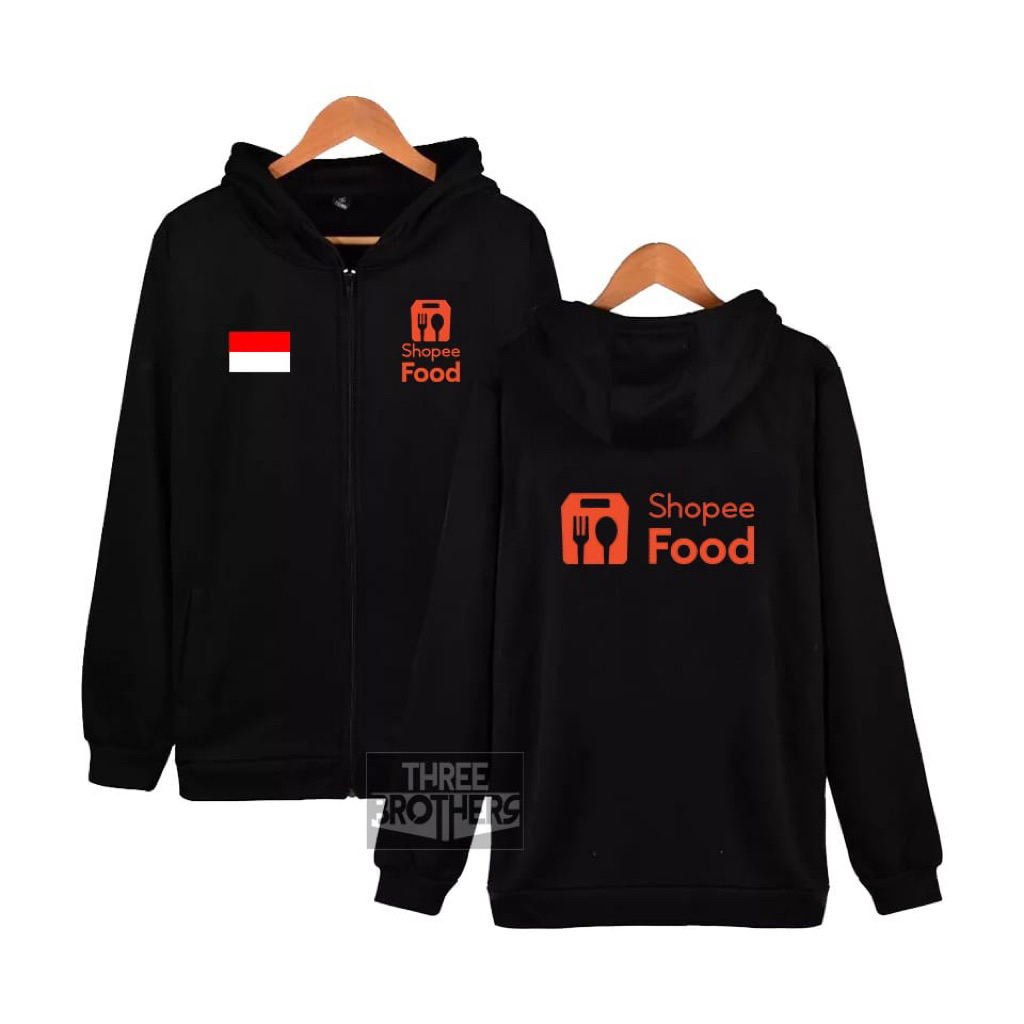 JAKET SWEATER HOODIE RESLETING SHOPEEFOOD TERBARU JAKET POLOS