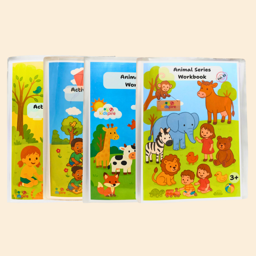 Buku Aktivitas Worksheet Anak / Wipe & Clean Activity / Worksheet PAUD Preschool TK