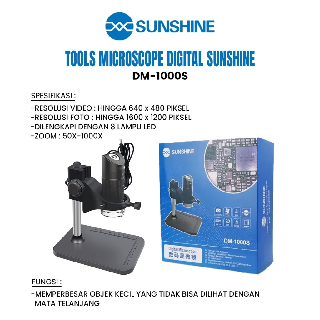 MICROSCOPE TOOLS DIGITAL SUNSHINE DM-100S