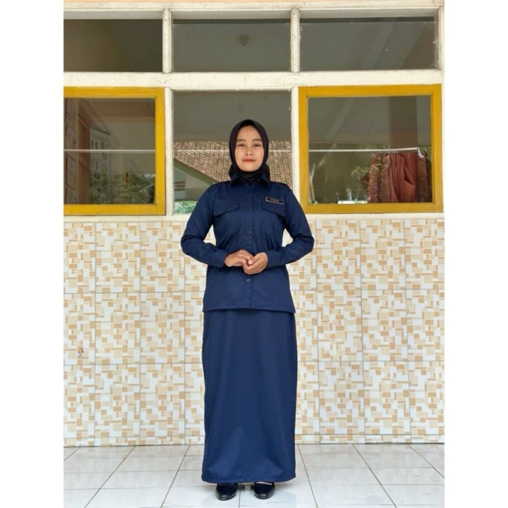Baju Set Wanita Pemda Jahitan rapih Bahan Premium