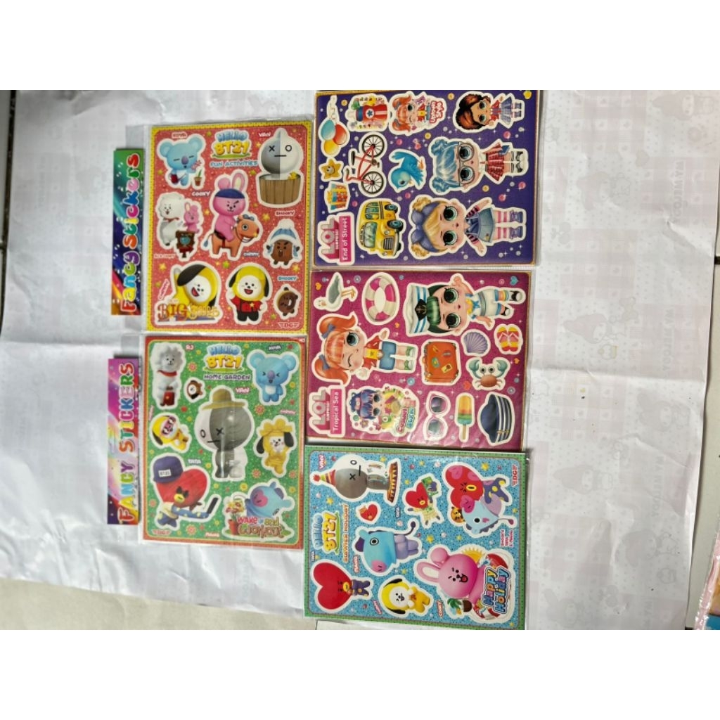 Fancy Stickers BT21/ Fancy Stickers LOL