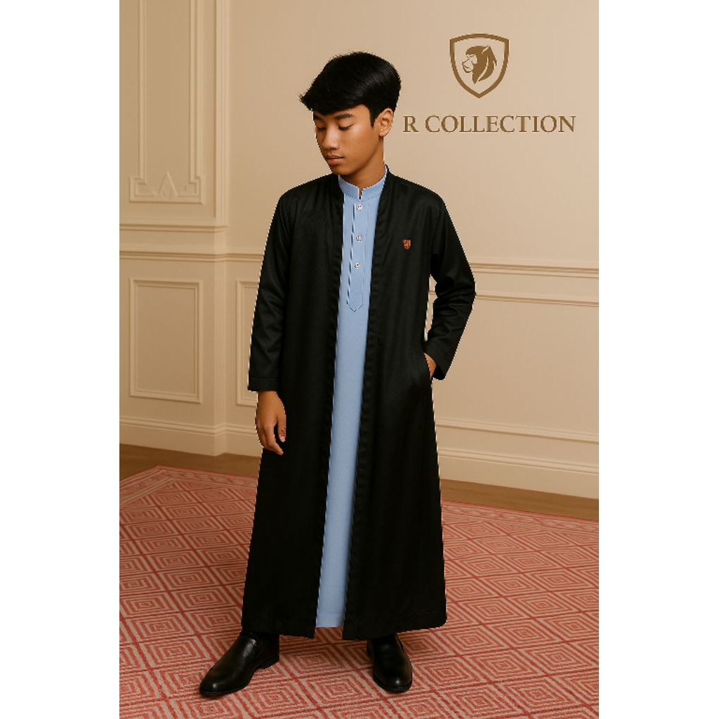 Jubah Luaran polos /Hanya luaran saja /jubah pria remaja/jubah dewasa/