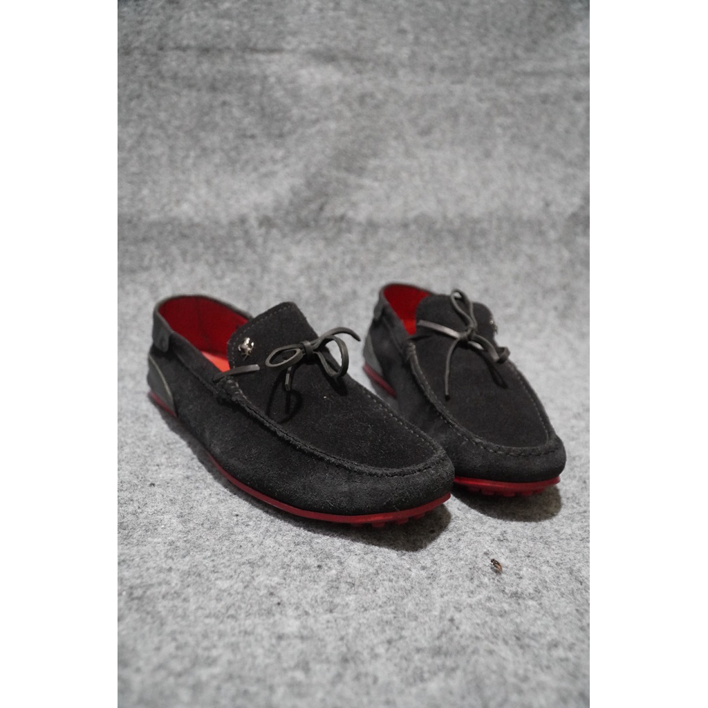 Tod's Ferrari Loafer Suede Black Driving Limited Edition