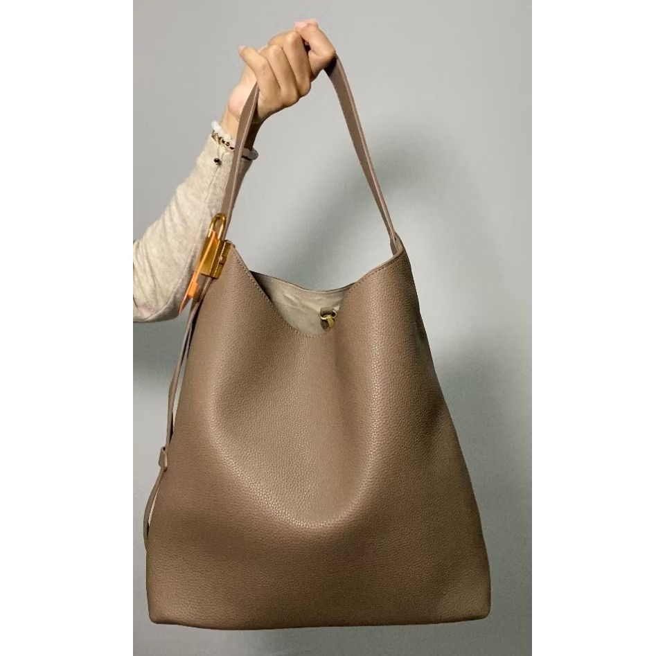 ZAMO PADLOCK HOBO SHOULDER BAG TAS BAHU WANITA KULIT PREMIUM