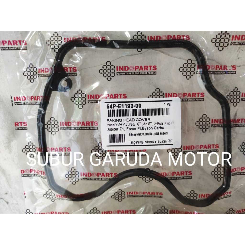 KARET HEAD INDOPARTS COVER GASKET PAKING TUTUP KLEP MIO J MIO GT 115 FINO 115 X RIDE 115 JUPITER Z1 