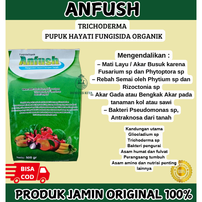 Anfush Fungisida Organik Hayati ANFUSH 500 Gram