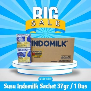 Susu Indomilk Sachet 1 Dus/Karton Isi 20pack/120 Sachet