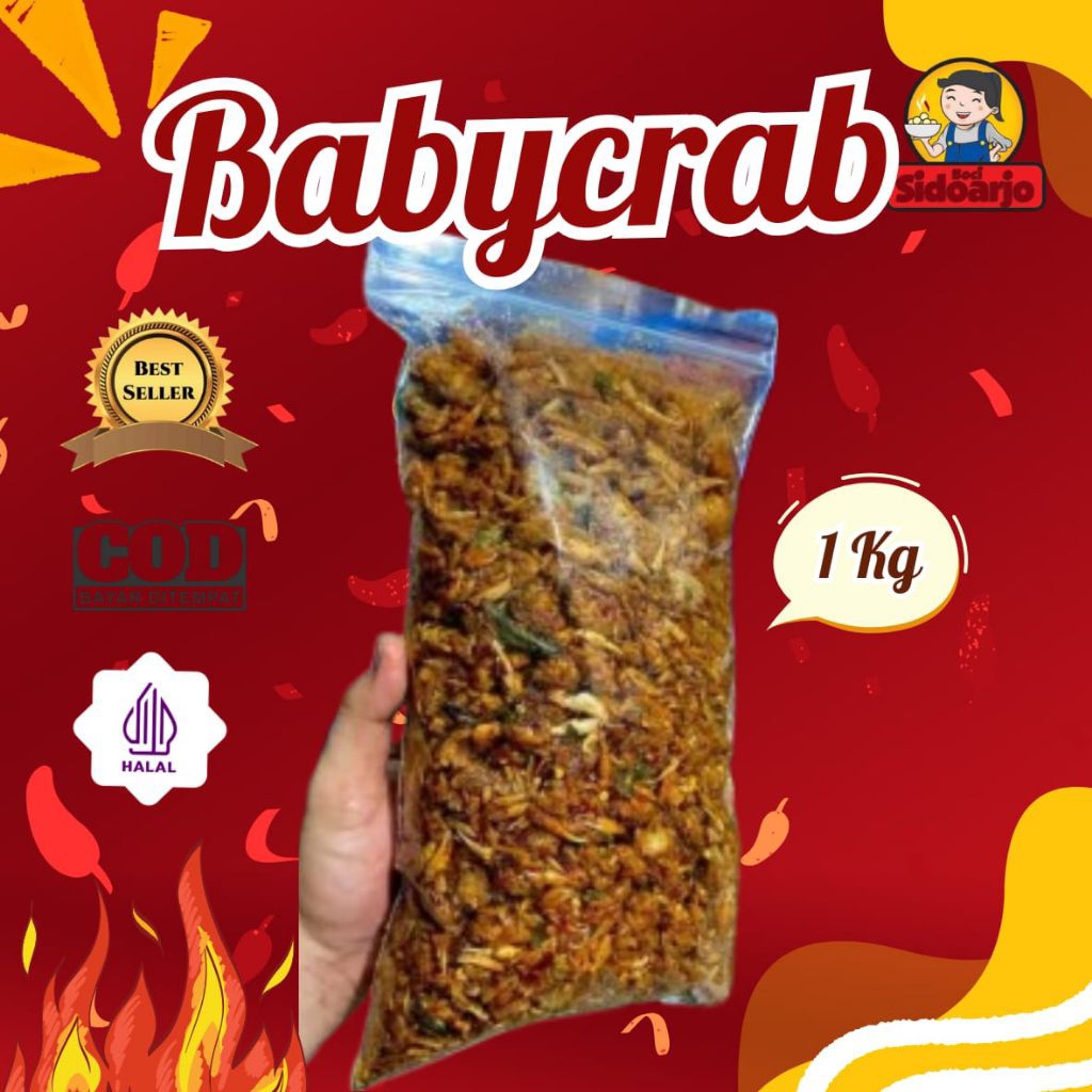 Baby Crab Crispy Kemasan 1Kg