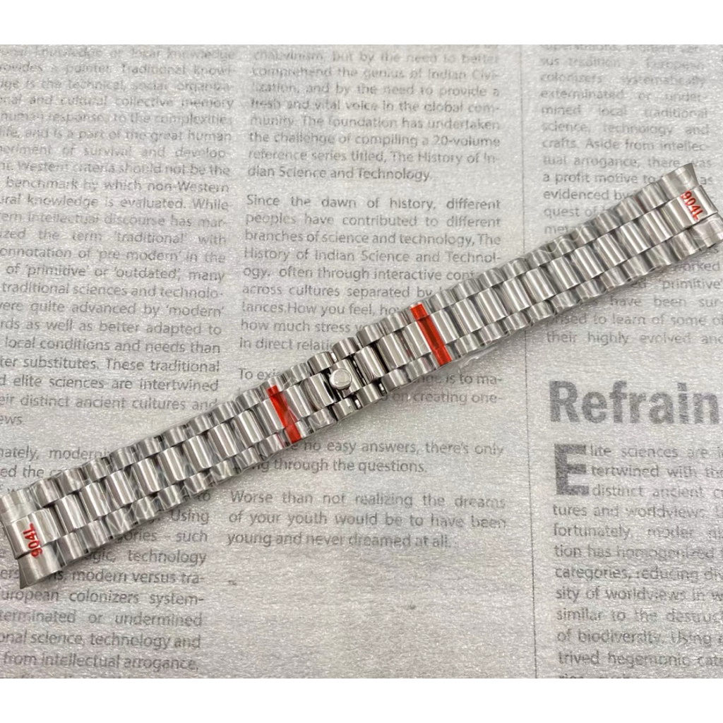 Seiko Mod 20mm President Bracelet For Datejust/Submariner Only