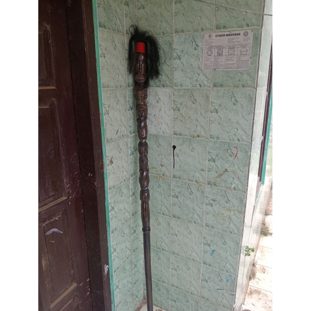 tongkat Batak ukiran kayu