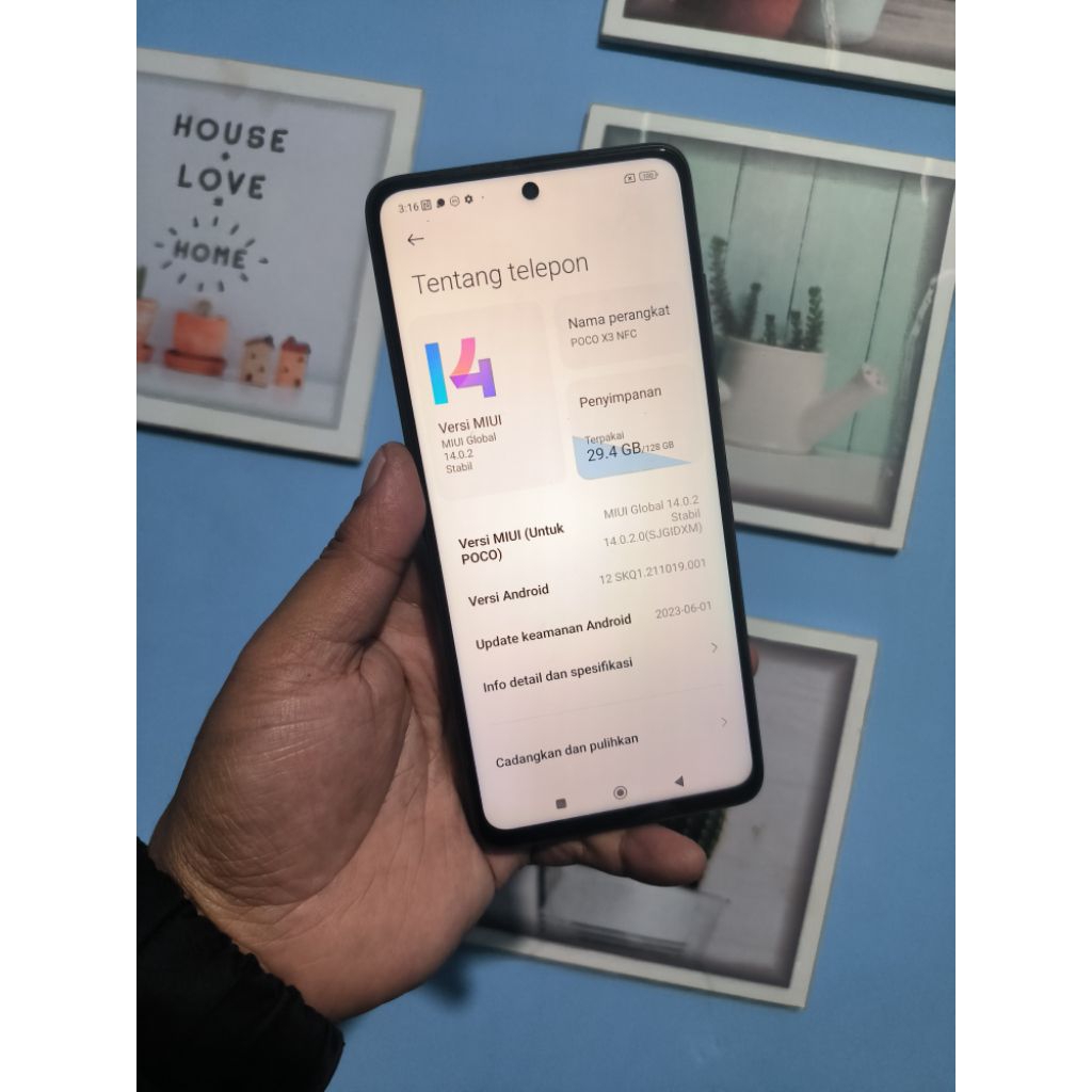 Terlaris  Handphone Poco X3 NFC Second Bekas Garansi Resmi