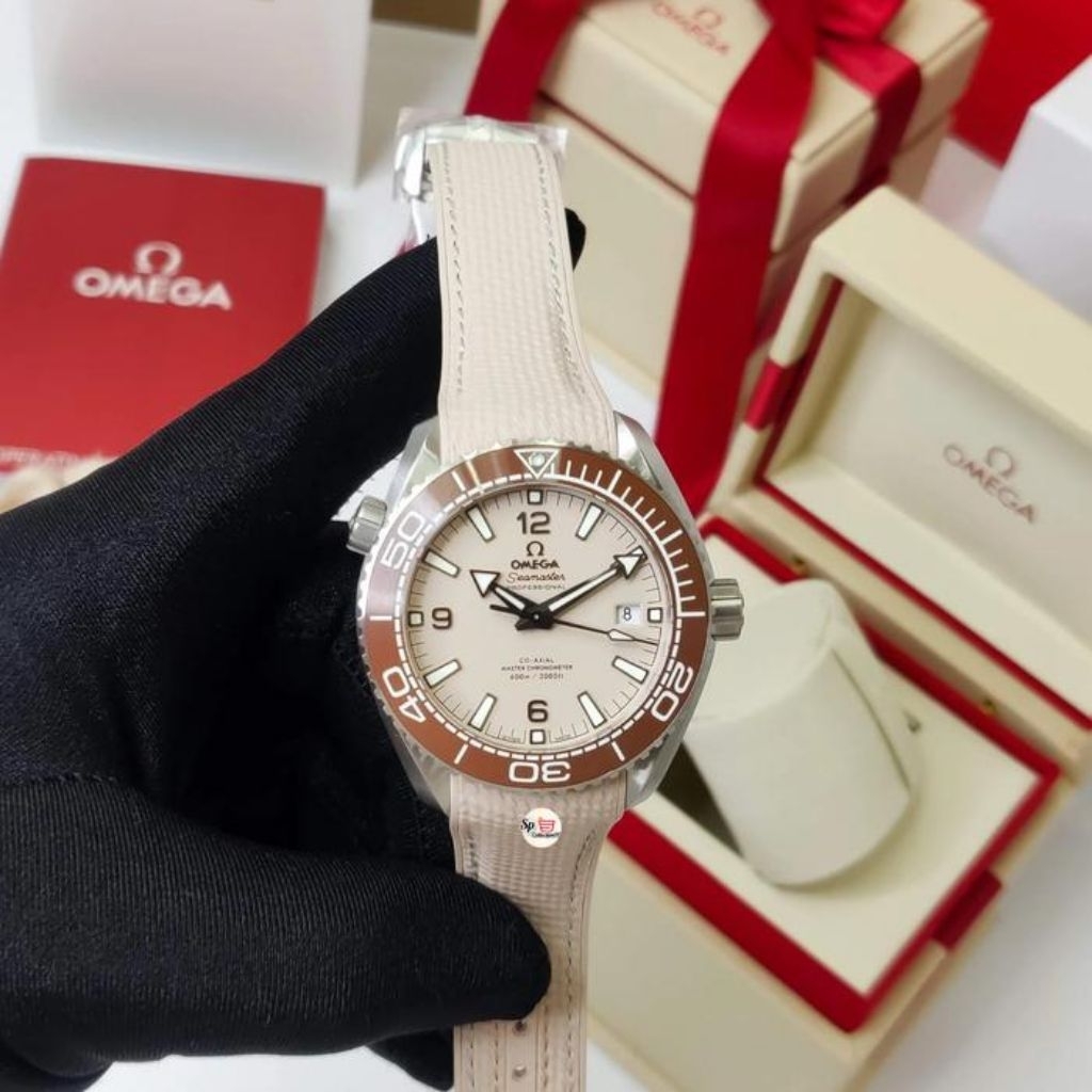 Jam Tangan Elegan Pria/Jam Tangan Terbaru Pria/Jam Tangan Mewah Pria/Jam Omega Seamaster 600M Cerami