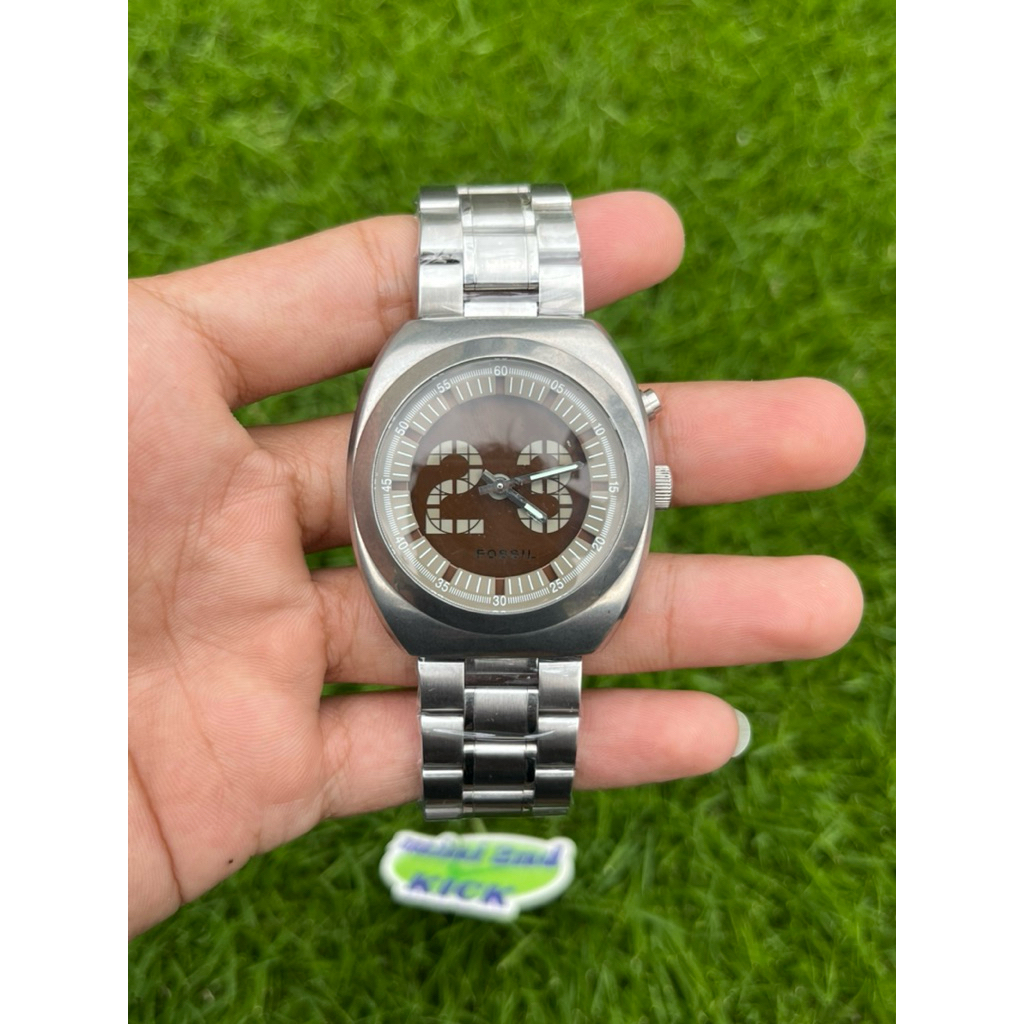 Vintage FO SIL BI BIG TIC NUMBER watch, jam FO SIL BIGTIC flame