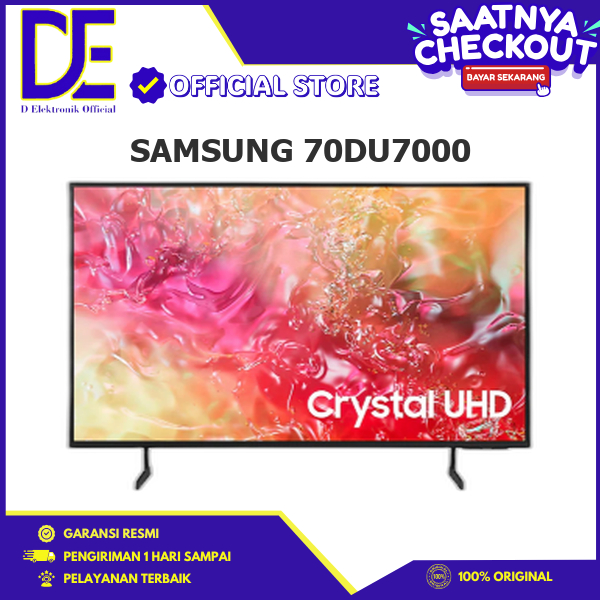 SAMSUNG LED TV 70 INCH 70DU7000 4K UHD SMART TV TIZEN OS DU7000 AU7000KXXD