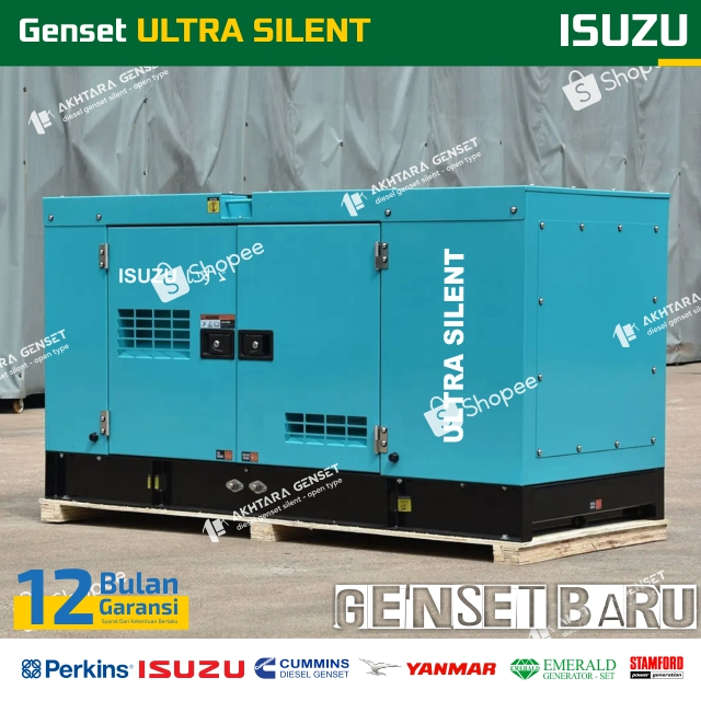 Isuzu Genset 100 Kva - Genset Silent / Genset Open