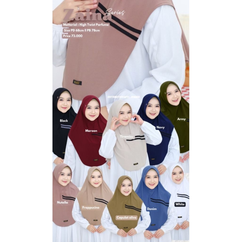 Daffi Hijab Zaina High Twist Parfume