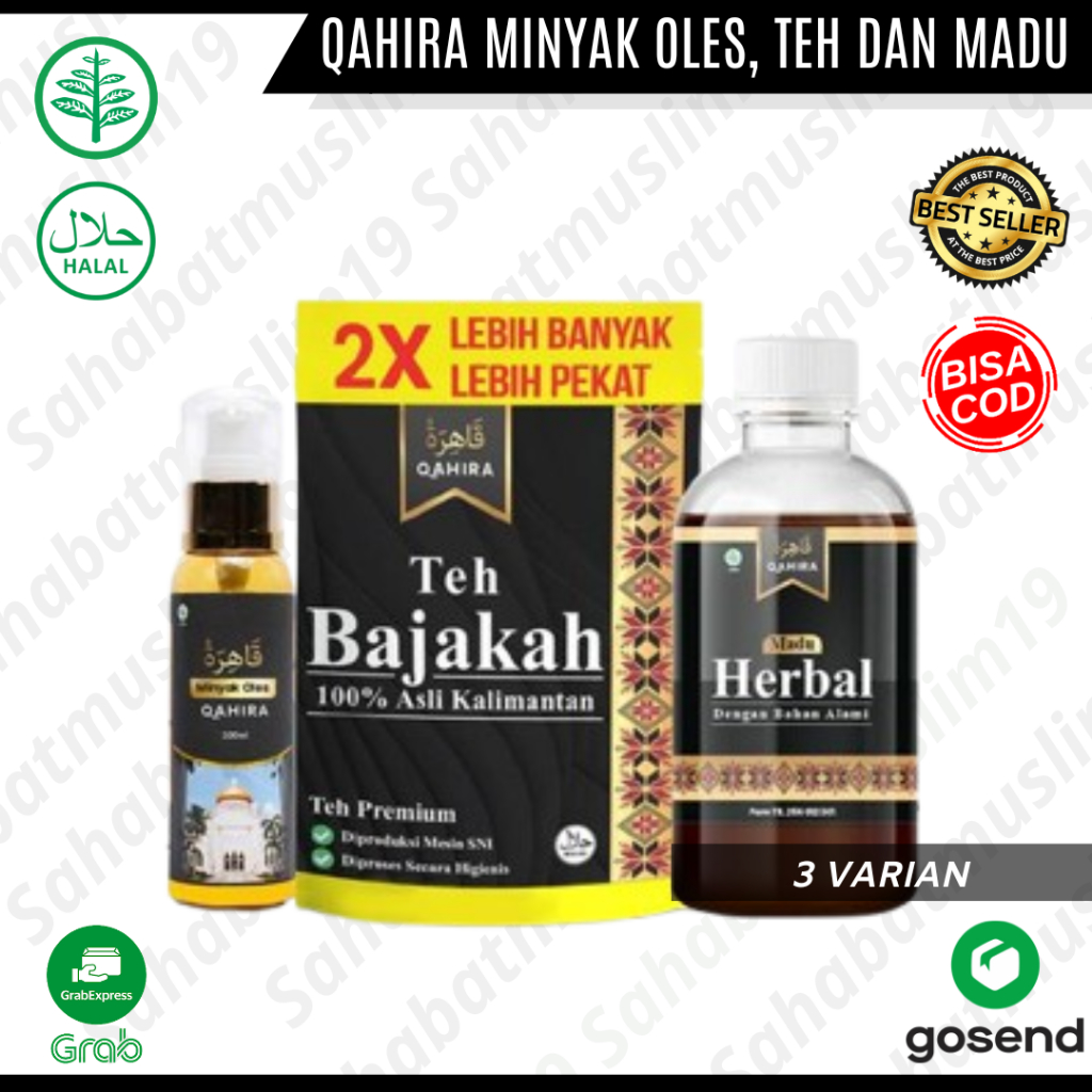 Qahira Bajakah Madu Herbal Minyak Oles Teh Atasi Benjolan Paling Ampuh Asli Original