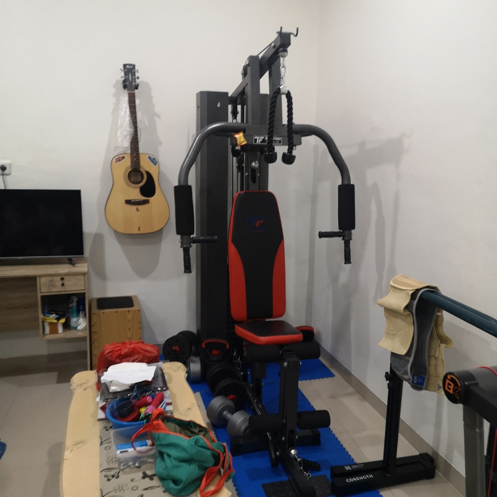 BEKAS. JUAL CEPAT. ISTRI MARAH. Alat Finess Home Gym 1 SIsi Total Fitness PRE LOVE SECOND