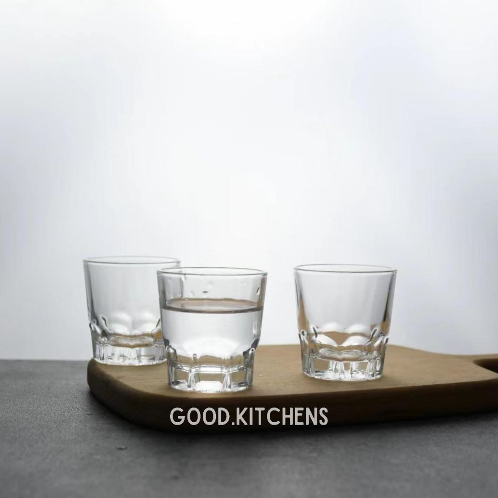 G351 [6 PCS] GELAS SOJU 80ml GELAS SLOKI GELAS KECIL GELAS SOUVENIR