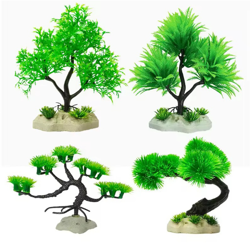 Ornamen Aquarium Bonsai Hias Aquarium Besar