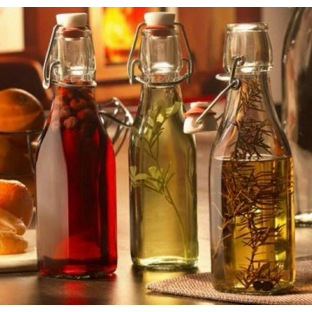 BOTOL SWING BORMIOLI ROCCO 500ML/BOTOL KACA IMPORT/BOTOL KACA SUSU