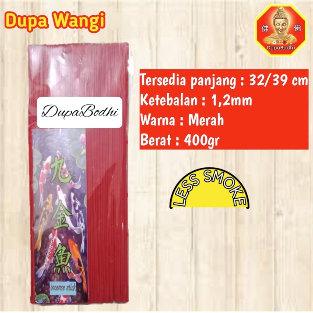 dupa wangi merek 9 ikan / dupa harum / hio wangi / hio harum / dupa medan / dupa imlek