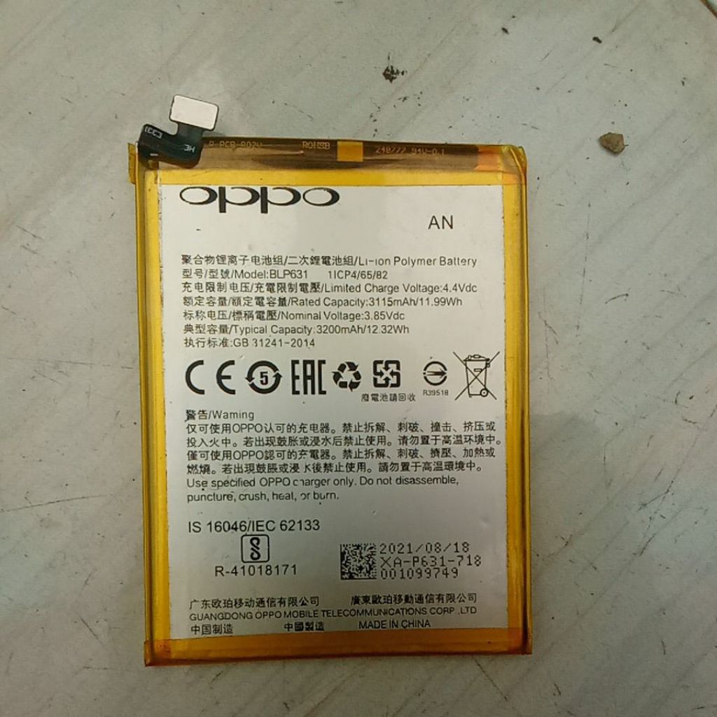 batre Oppo f3/f5 ori