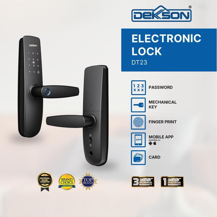 DEKKSON Handle Pintu Smart Digital Lock Electronic Lock Kunci Digital DT23 - Deon/Tuya