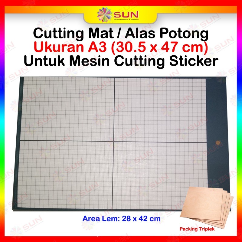 Cutting Mat Alas Potong Untuk Mesin Cutting Sticker Ukuran A3, A1
