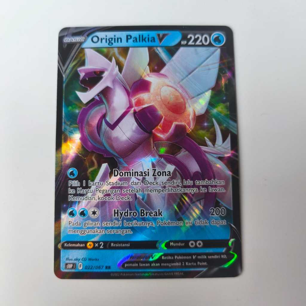 Origin Palkia V Foil Holo RR s10p - Pokemon TCG Indonesia