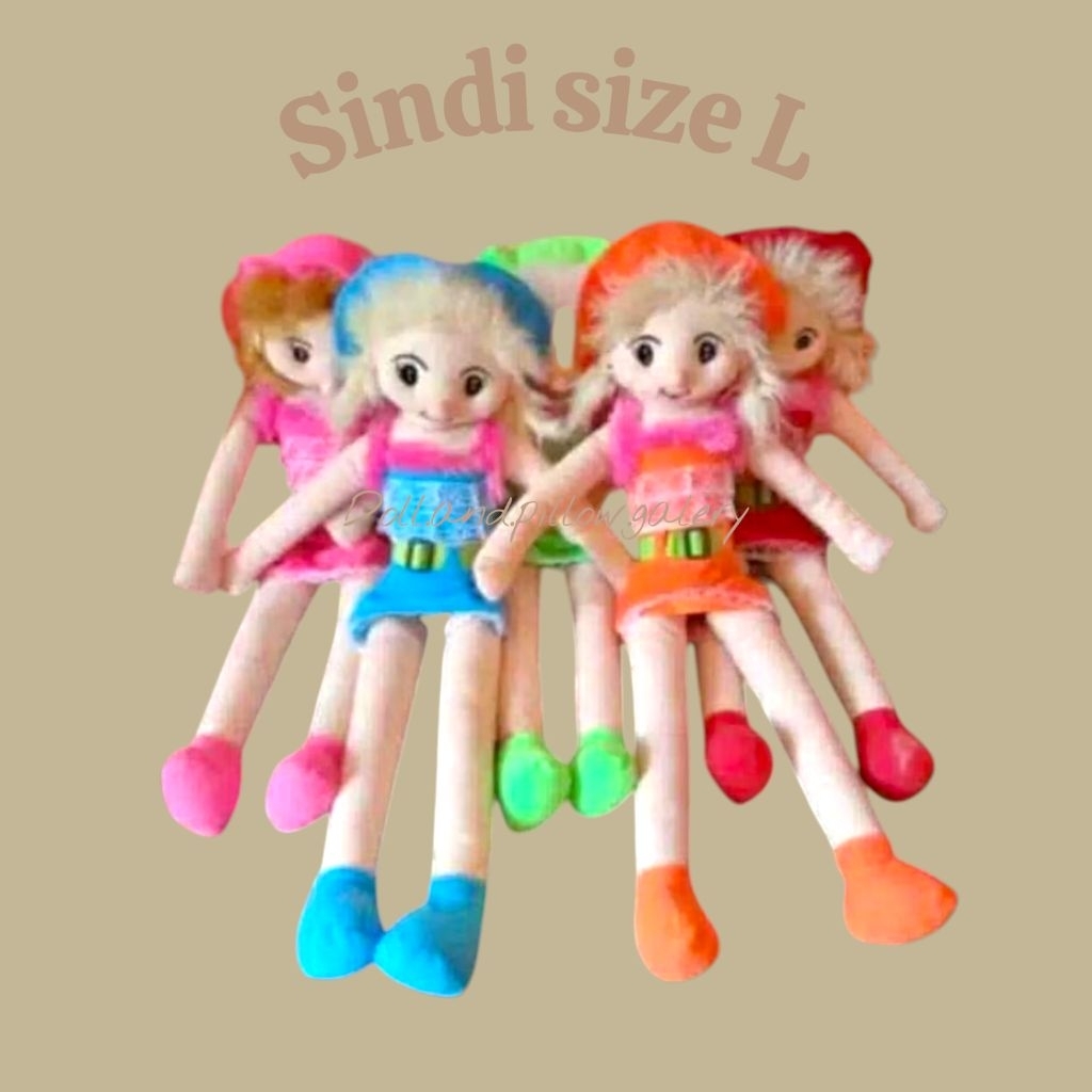 Boneka Cindy Topi Cantik Size L