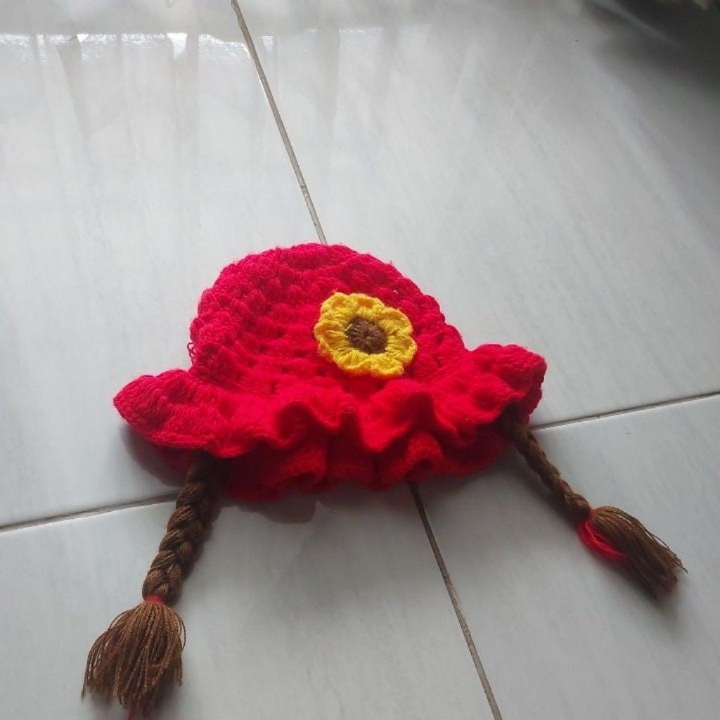 PL topi bayi perempuan