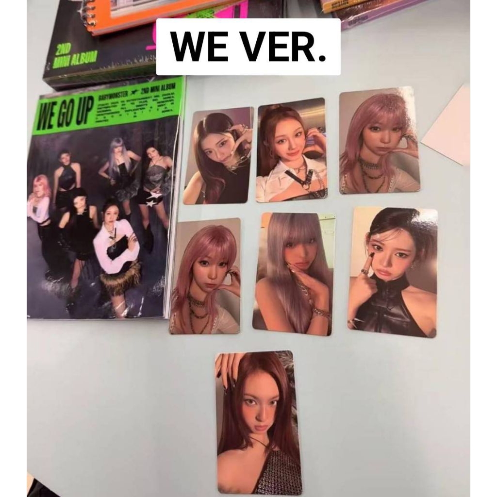 [SHARING] PHOTOCARD PC OFFICIAL BABYMONSTER 2nd MINI ALBUM WE GO UP PC INCLUSION WE VER ALBUM BAEMON