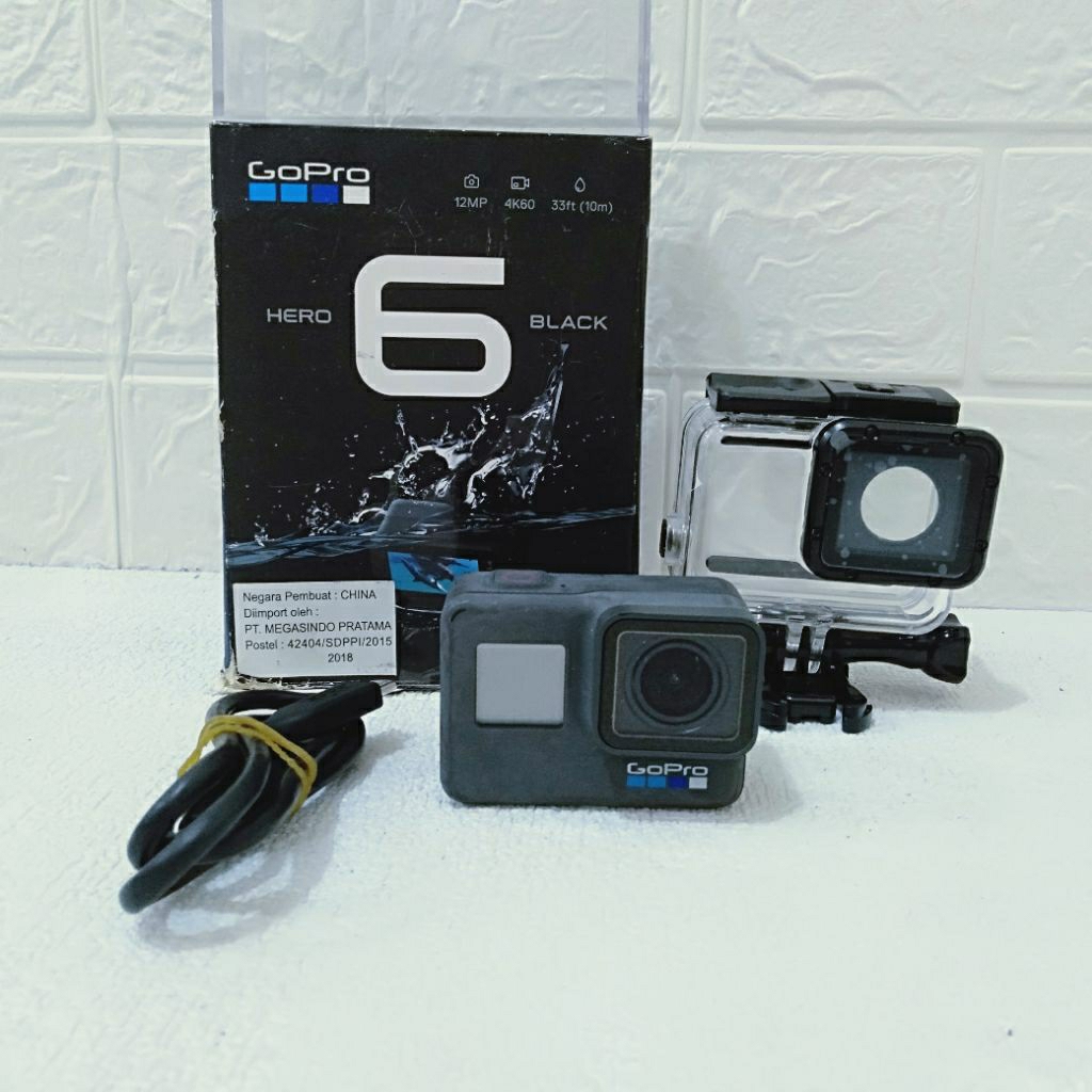 Gopro Hero 6 Black action camera second murah