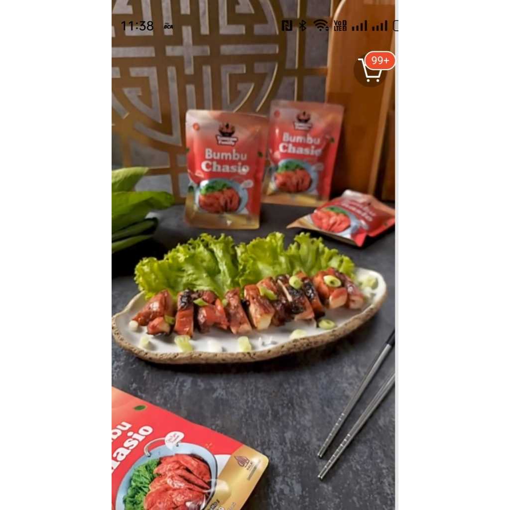 Bumbu Chasio  atau Charsiu Premium merk Tomyam Family ukuran Sachet