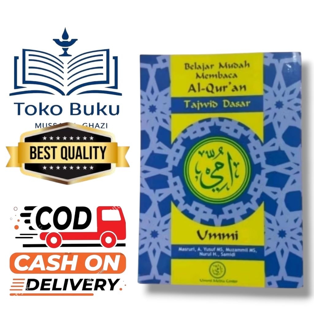 Buku Belajar Membaca Tajwid Dasar Metode UMMI Terlaris Berkualitas dan Terjangkau